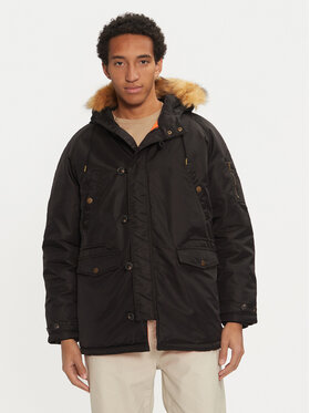 Guess Guess Parka M4BL22 WG932 Schwarz Regular Fit