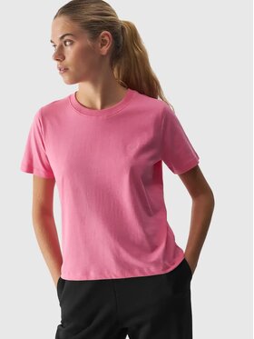 4F 4F T-shirt 4FWAW24TTSHF1650-54S Rosa Regular Fit