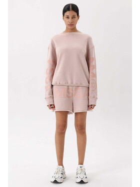 Misaga Misaga Bluza NORMAL SWEATSHIRT Różowy Relaxed Fit