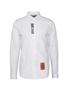 Just Cavalli Just Cavalli Koszula 74OBLYS2 74MM201 Biały Regular Fit