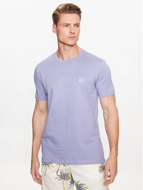 Boss Boss T-Shirt 50472584 Fioletowy Relaxed Fit