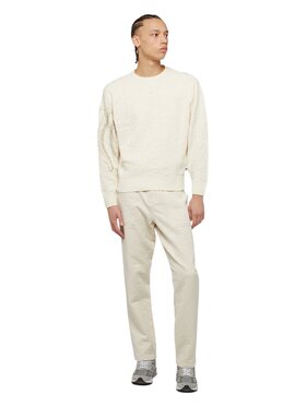 OCTOPUS OCTOPUS Sweter 24wojm09 Biały Regular Fit