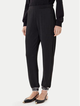 Liu Jo Sport Liu Jo Sport Spodnie materiałowe TF5284 J4747 Czarny Regular Fit
