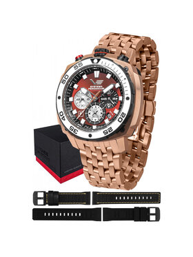 Vostok Europe Vostok Europe Zegarek VK67-650E724B Różowe złoto