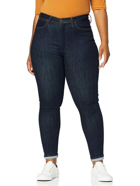 Wrangler Wrangler Jeansy SKINNY PLUS Niebieski Skinny Fit