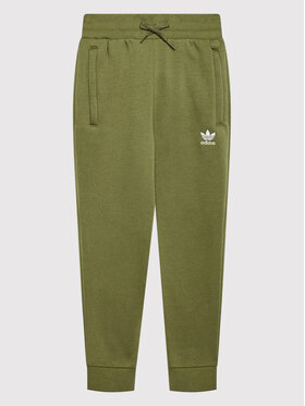 adidas adidas Долнище анцуг adicolor HF2306 Зелен Relaxed Fit