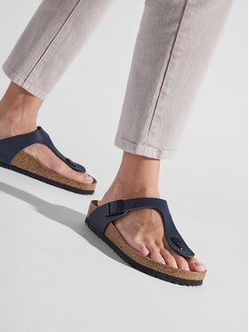 Birkenstock Birkenstock Japonki Gizeh 0143621 Granatowy