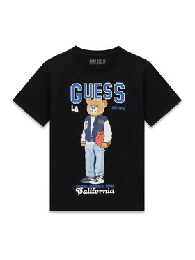 Guess Kids Guess Kids T-Shirt 183039 Czarny Classic Fit