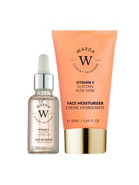 Warda Skincare Warda Skincare Glow Boost: Vit C Cream + Serum Set Krem