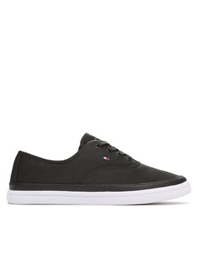 Tommy Hilfiger Tommy Hilfiger Sneakers aus Stoff Essential Kesha Lace FW0FW06955 Schwarz