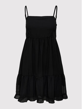 ONLY ONLY Letní šaty Ann 15262379 Černá Regular Fit