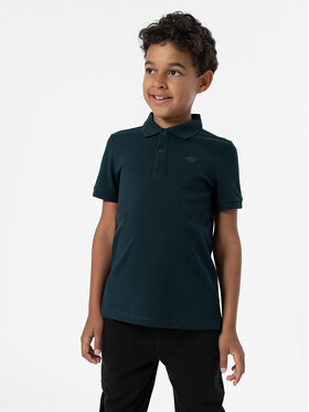 4F 4F Polokošeľa 4FJSS23TTSHM295 Tmavomodrá Regular Fit