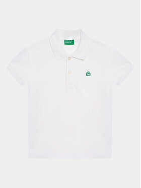 United Colors Of Benetton United Colors Of Benetton Polo 3089G3008 Blanc Regular Fit