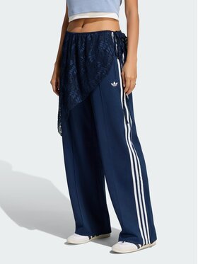 adidas adidas Spodnie dzianinowe 171356 Granatowy Loose Fit