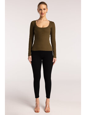 Nudyess Nudyess Bluzka Slippery Zielony Regular Fit
