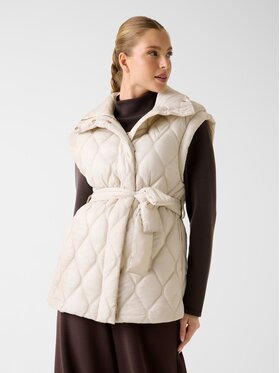 Guess Guess Bezrękawnik 180314 Beżowy Classic Fit