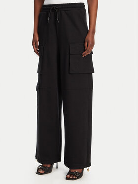 Patrizia Pepe Patrizia Pepe Pantaloni trening 8P0617/J219-K103 Negru Relaxed Fit