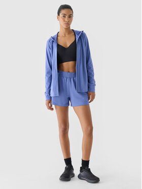 4F 4F Αθλητικό σορτς 4FWAW24TFSHF705-31S Μπλε Regular Fit