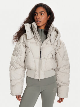 adidas by Stella McCartney adidas by Stella McCartney Zimné bundy KA0645 Sivá Loose Fit