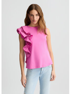 Liu Jo Liu Jo T-Shirt CA5005J6308X0450 Różowy Regular Fit