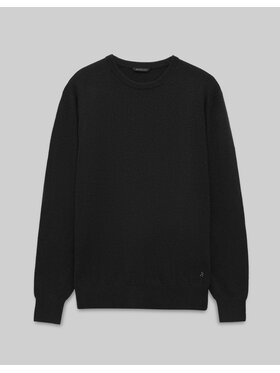 Borgio Borgio Sweter caravaggio Czarny Regular Fit