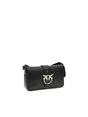 PINKO PINKO Τσάντα Black Leather Shoulder Μαύρο