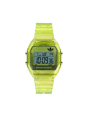 adidas adidas Zegarek AO Street Digital Two Crystal AOST25538 Zielony