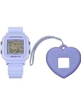 Baby-G Baby-G Zegarek Casio-BGD-10KH-2BER Fioletowy