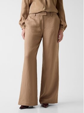 Guess Guess Kalhoty z materiálu 181488 Béžová Slim Fit