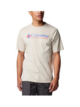 Columbia Columbia T-Shirt 168005 Beżowy Regular Fit