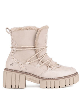 Mustang Mustang Kotníková obuv 1447-601 Béžová