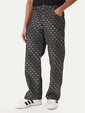 adidas adidas Blugi Monogram KC6380 Gri Loose Fit