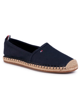 Tommy Hilfiger Tommy Hilfiger Espadrilės Basic Tommy Flat Espadrille FW0FW04827 Tamsiai mėlyna
