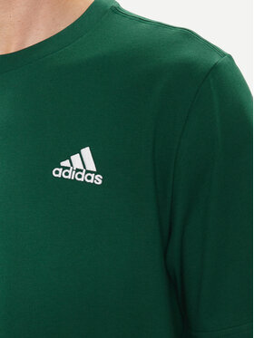 Adidas T-shirt Essentials Single Jersey Embroidered Small Logo IJ6111 Zelena Regular Fit