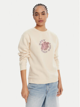 Roxy Roxy Džemperis Vl Surf Stoked Hoodie Brushed ERJFT05028 Smėlio Regular Fit