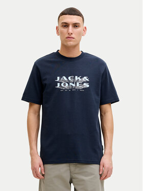 Jack & Jones Jack & Jones Tricou Fusion 12289880 Albastru Regular Fit