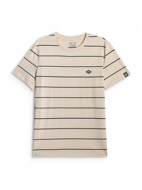 4F 4F T-Shirt NATURE’S TRAIL Kremowy Regular Fit