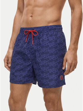 Guess Guess Szorty kąpielowe F6GT12 WG2A2 Niebieski Regular Fit
