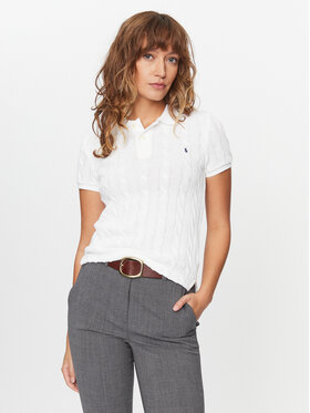 Polo Ralph Lauren Polo Ralph Lauren Polo majica 211891579001 Bela Regular Fit
