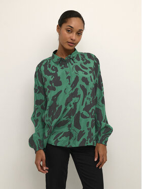 Kaffe Kaffe Риза Kapollie 10507800 Зелен Loose Fit