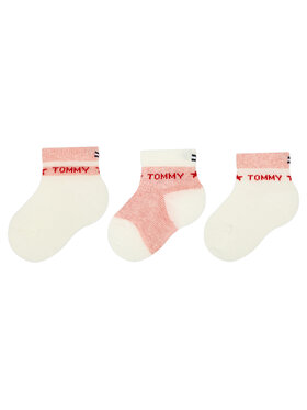 Tommy Hilfiger Tommy Hilfiger Zestaw 3 par wysokich skarpet dziecięcych 701222675 Kolorowy