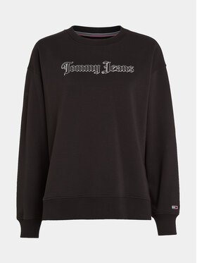 Tommy Jeans Jopa Grunge DW0DW16401 Črna Relaxed Fit