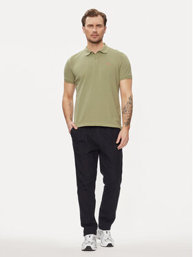 S.Oliver Polo Majica 2141481 Zelena Slim Fit