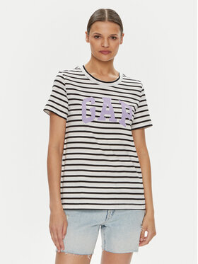 Gap Gap Póló 616788-01 Fekete Regular Fit