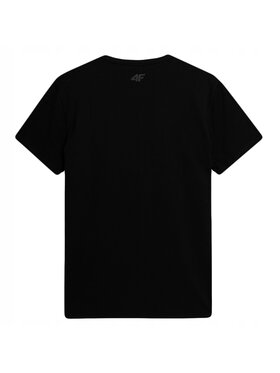 4F 4F T-Shirt TTSHM488 Czarny Comfortable Fit