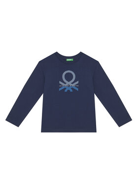 United Colors Of Benetton United Colors Of Benetton Blusa 3I1XC10Q3 Blu scuro Regular Fit
