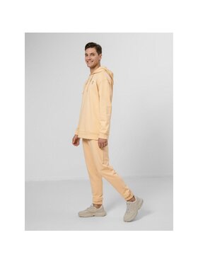 Outhorn Outhorn Spodnie dresowe OTHAW22TTROM030-74S Żółty Regular Fit