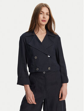 Marella Marella Trench Flavio 2513041094 Blu scuro Relaxed Fit