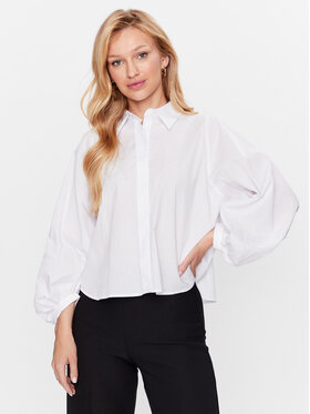 Silvian Heach Silvian Heach Hemd GPP23502CA Weiß Relaxed Fit