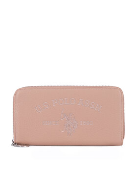 U.S. Polo Assn. U.S. Polo Assn. Duży Portfel Damski WIUXT8413WVP Beżowy